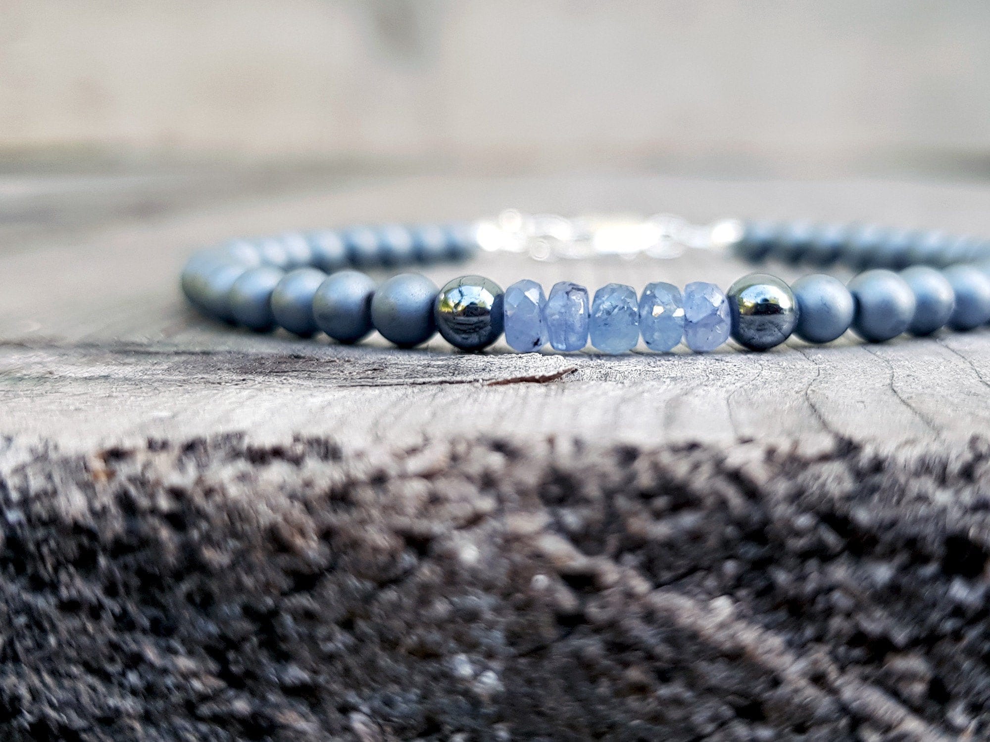 Blue Sapphire Bracelet 10 mm Size • Code # S8 • AAAA Quality • 7.5'' l –  GARNET IMPEX USA