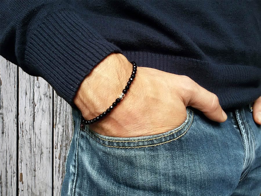 K18 YG Onyx Bracelet レディース