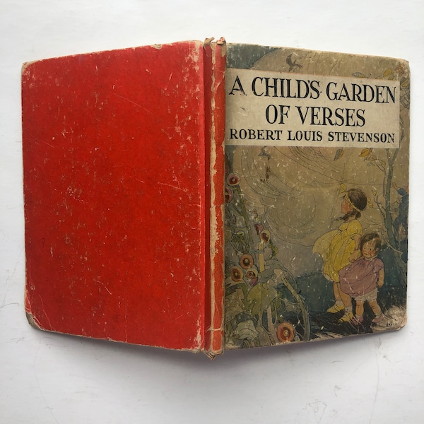 A Child’s Garden of Verses HC Book Elf by Robert Louis Stevenson Rand McNally  1934 Edition