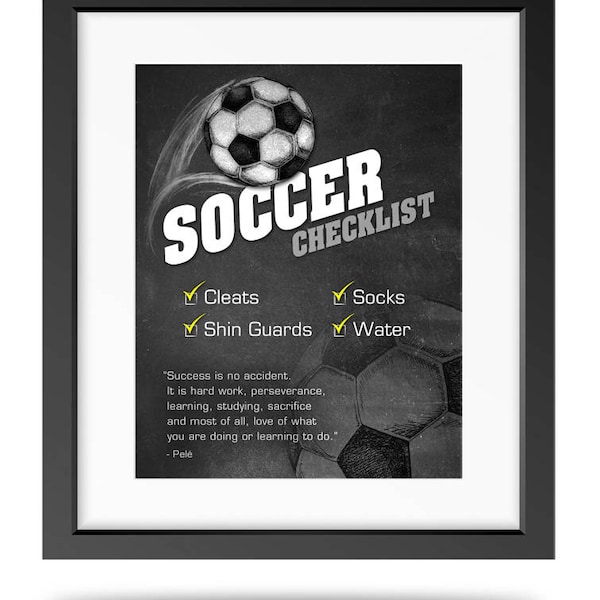 Kids Sports Gear Checklist Etsy