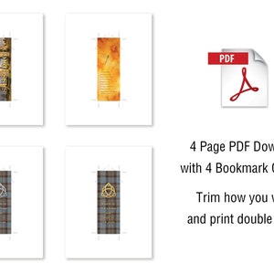 outlander inspired bookmark pdf download you get all 3 diy etsy