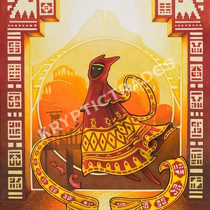 JOURNEY (Game) Giclee Fine Art Print 11x17