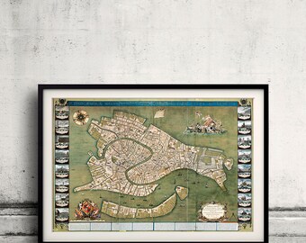 Plan of Venice - 1740 - SKU 0341