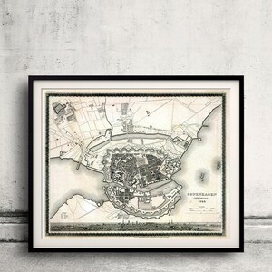 Plan von Kopenhagen - 1844 - SKU 0338