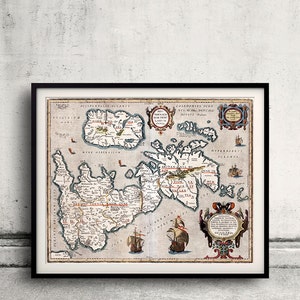 Map of The British Isles - Ortelius - 1595 - SKU 0348