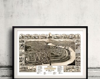 Mappa di Holyoke - Massachusetts - 1881 - SKU 0305