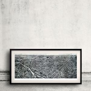 Vogelperspektive von Allentown - Pennsylvania - 1922 - Versandkostenfrei - SKU 0176