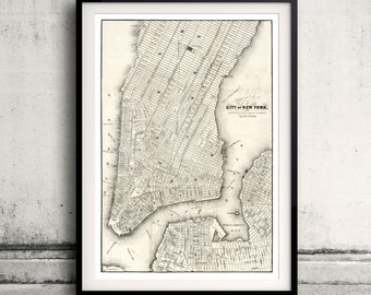 Map of the city of New York - 1860 - SKU 0274