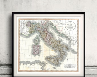 Italy map - John Cary - 1799 - SKU 0019