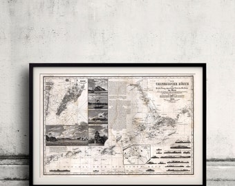 Map of Macao, Hong Kong and Pearl River Estuary - 1834 - SKU 0304