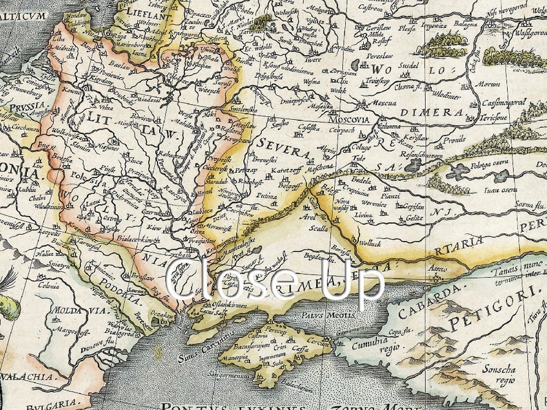 Map of Russia Hessel Gerrits 1613 SKU 0332 image 2