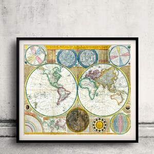 Map of the world - 1794 - SKU 0118