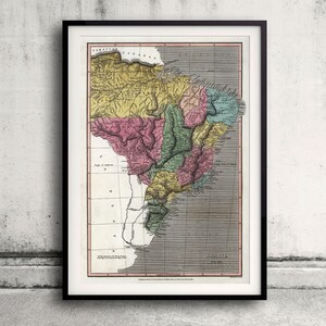 Map of Brazil - 1822 - SKU 0298
