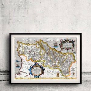 Map of Portugal by Ortelius - 1560 - SKU 0006