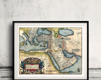 Map of The Ottoman Empire - 1570 - SKU 0236