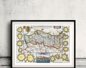 Map of Portugal - 1747 - SKU 0205