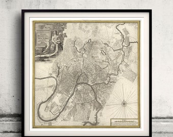 Map of Moscow - 1745 - SKU 0264