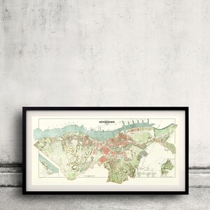 Map of Gothenburg - Sweden - 1888 - SKU 0109