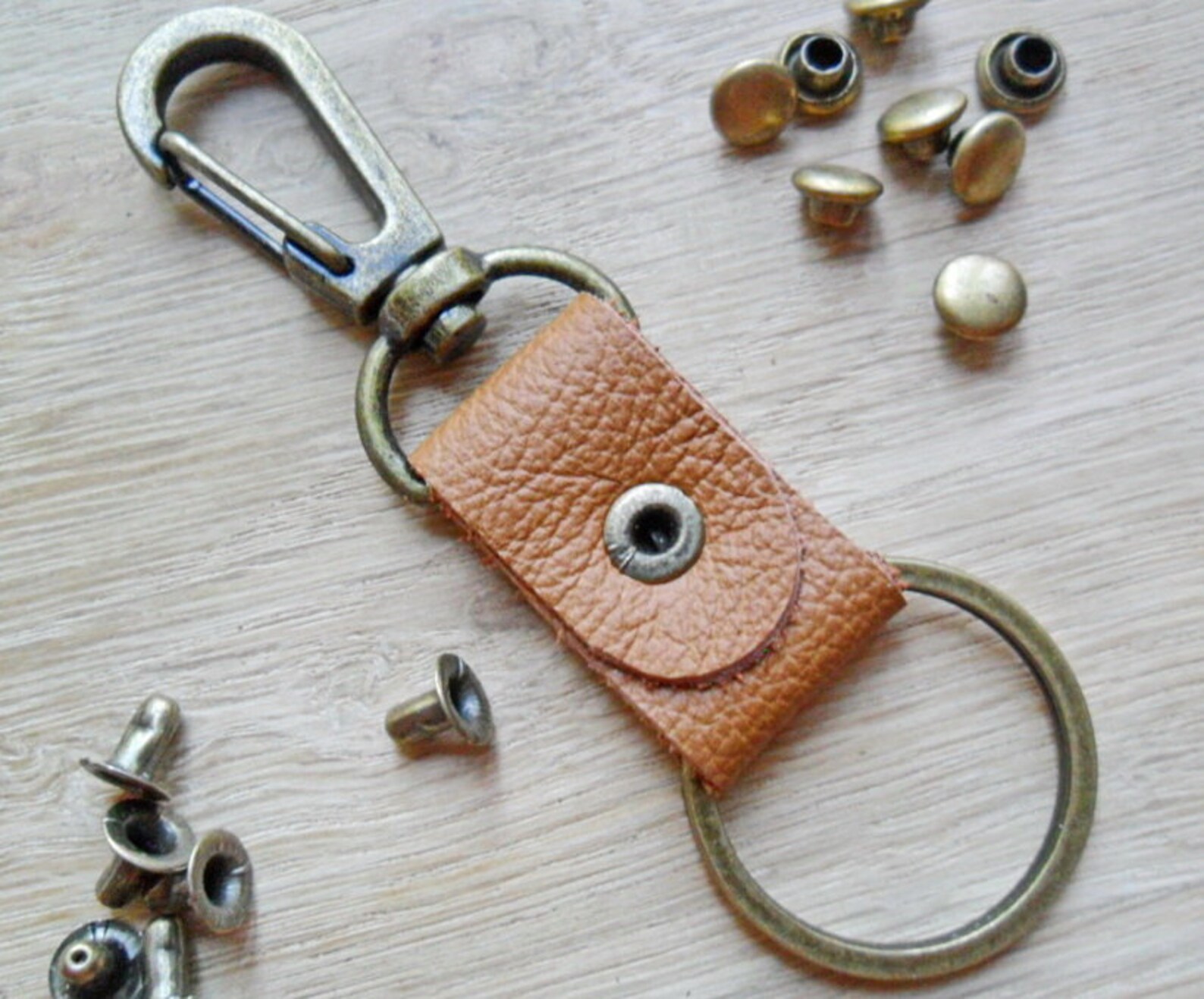 Black leather keyfob Leather strap key chain Small leather Etsy