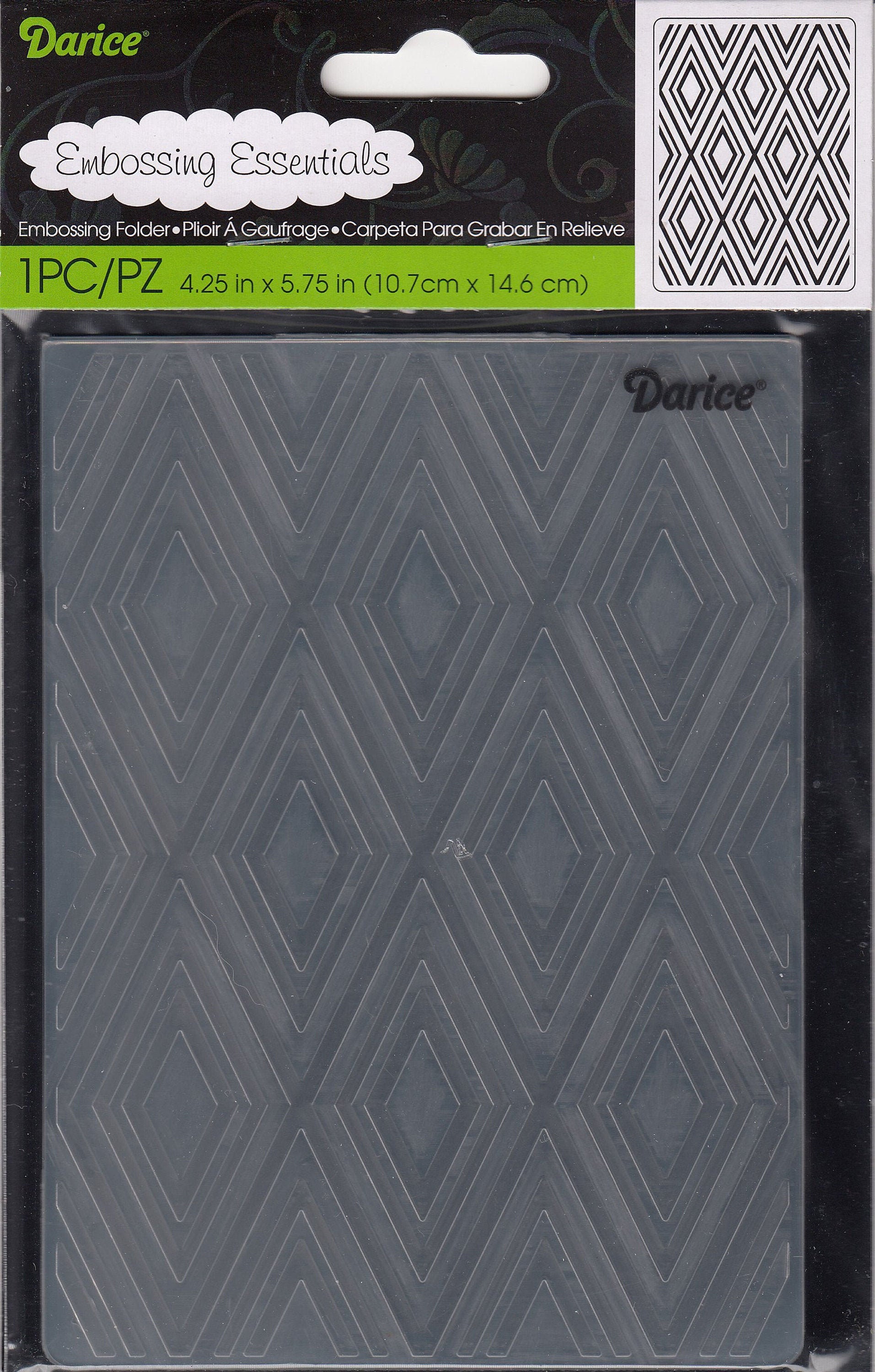 Diamond Background Darice Embossing Folder for Card Making and