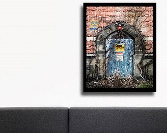 Gothic Wall Art Steampunk Poster 13x19 / 17x22" Custom Print Hudson River Valley Upstate New York Victorian Architecture Unique Man Gift Dad