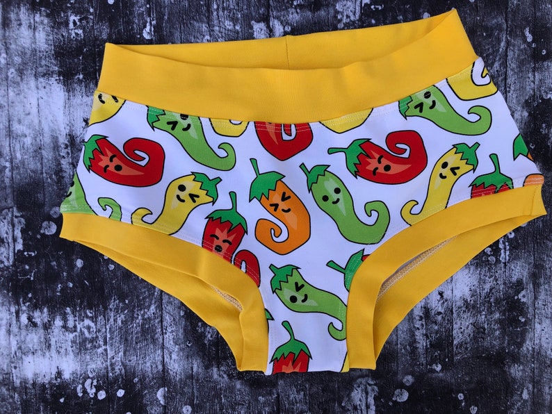 Chili Pepper Panties Womens Underwear Womens Geeky Panties Etsy