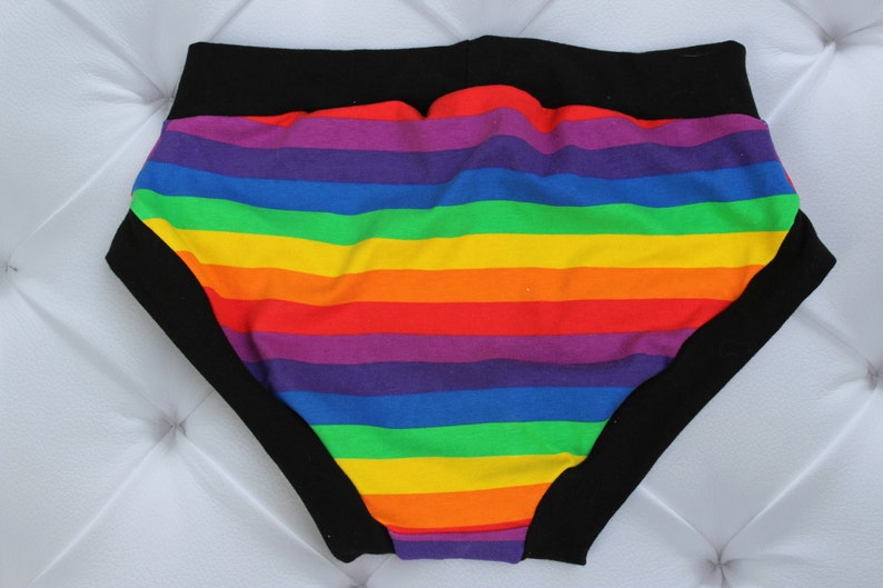 rainbow ruffle panties