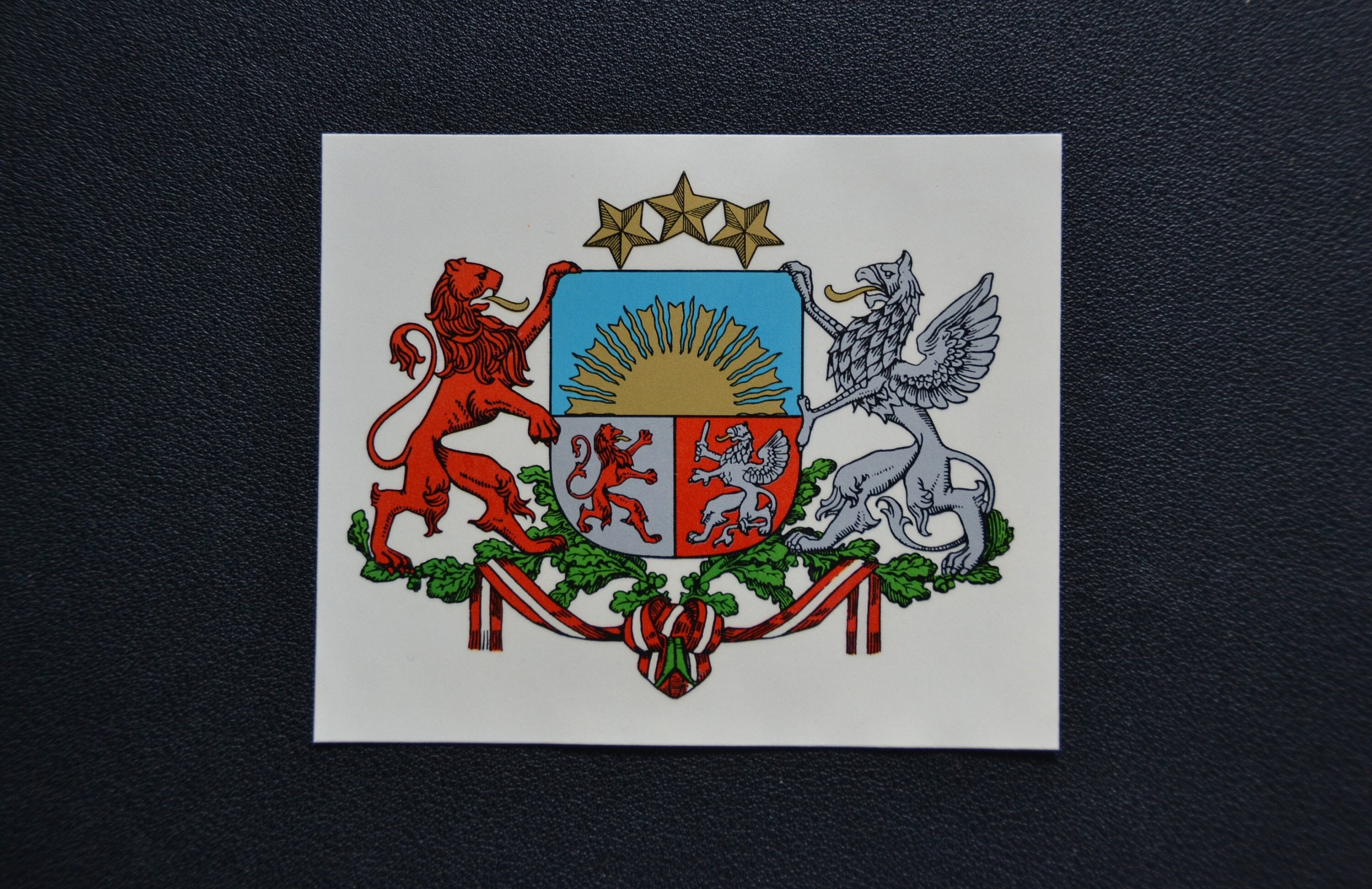 Sticker: Coat of Arms of Latvia - Etsy