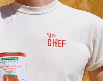 Yes, Chef T-Shirt  - Restaurant Lingo - Thank You Chef Funny Foodie Gift Culinary Cooking Shirt Gift Chicago