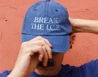 Breek het ijs Geborduurde hoed - Activist Apparel