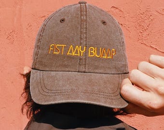 Project Hail Mary Fist My Bump-hoed | Rocky de Eridian geborduurde pet | Andy Weir leesgrage cadeau | BookTok-cadeau scifi-filmmerchandise