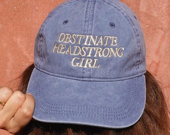 Eigenwijs koppige meisjeshoed | Jane Austen | Pride and Prejudice feministische merchandise | Citaat van Elizabeth Bennet | Bookish literair cadeau voor vrouwen