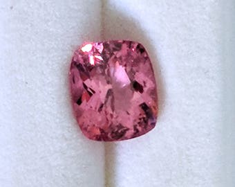 2.44 Carat Cushion Cut Pink Spinel