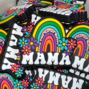 926 Rainbow Mama Silicone Bead