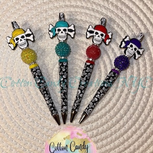 669 Jiti&#39;s Touch Exclusive: Pirate Skull and Bones Silicone Focal Bead