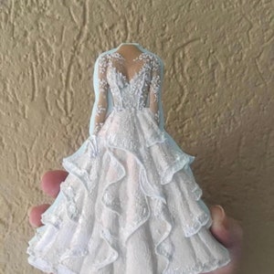 Carla’s Wedding Gown Cookie cutter