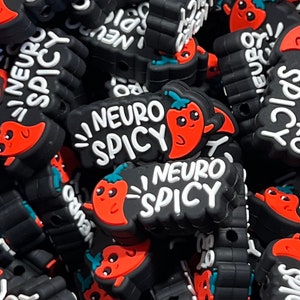 Neuro Spicy Silicone Focal Beads