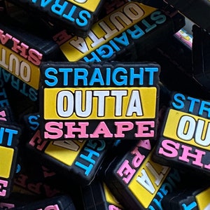 1018 Straight Outta Shape Silicone Focal Beads
