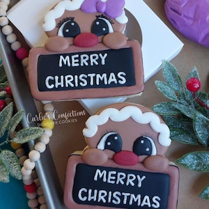 9106 Christmas Gingerbread Plaque Cookie Cutters