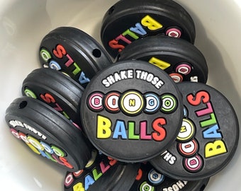 Jiti's Touch Exclusive: Shake Those Bingo Balls Silicone Focal Beads