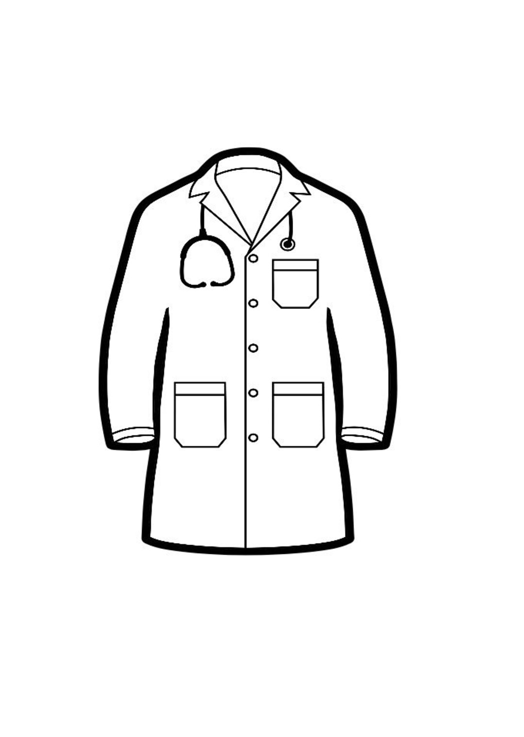 Lab Coat Cookie Cutter Etsy