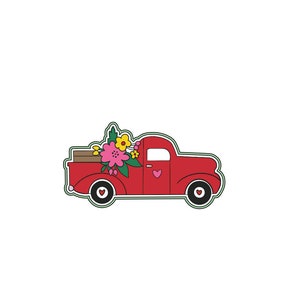 9462 Valentine Vehicle Cookie Cutter