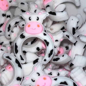 259 Cow Headband Silicone Bead