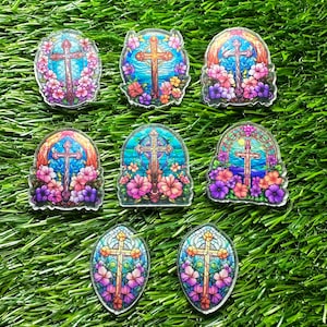 Mixed Lot Of Acrylic Flat Backs