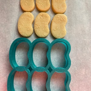 9300 Multi Jelly Bean Cookie Cutter/Easter/Multi Cutter/fondant cutter/jelly bean