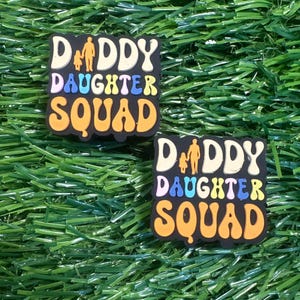 1114 Daddy Daughter Squad Silicone Focal Beads