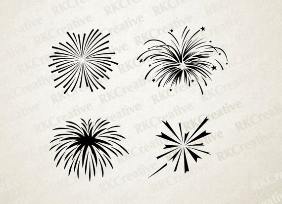 Download Fourth Of July Svg File Celebration Fireworks Svg File Etsy