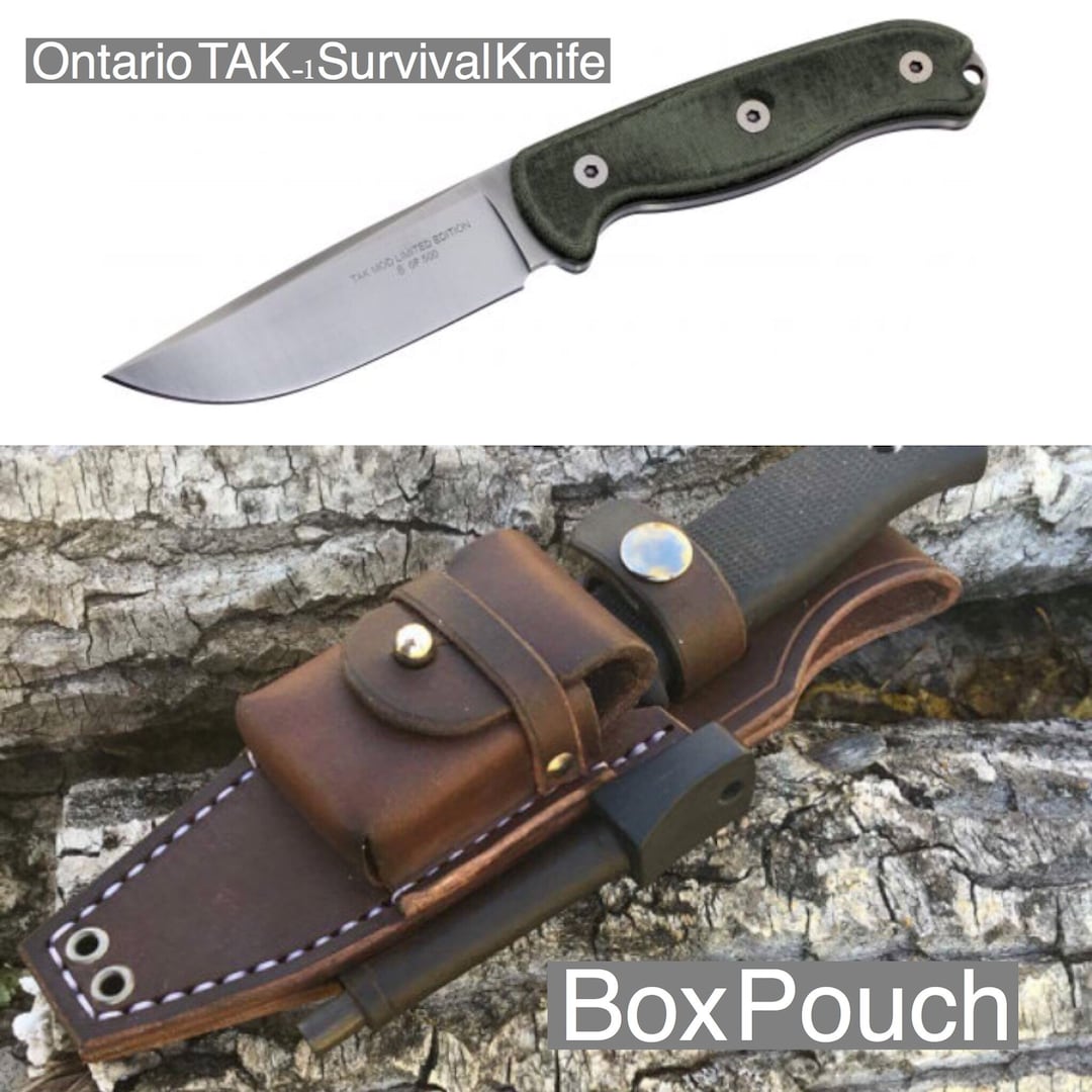 Ontario TAK-1 Survival Knife Custom Bushcraft Sheath - Etsy