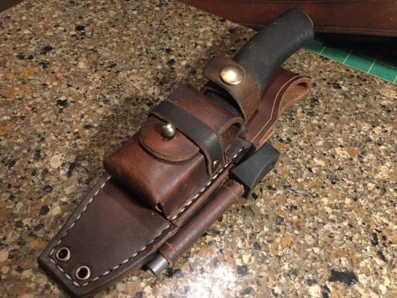 Mora Bushcraft Black Knife Sheath Etsy