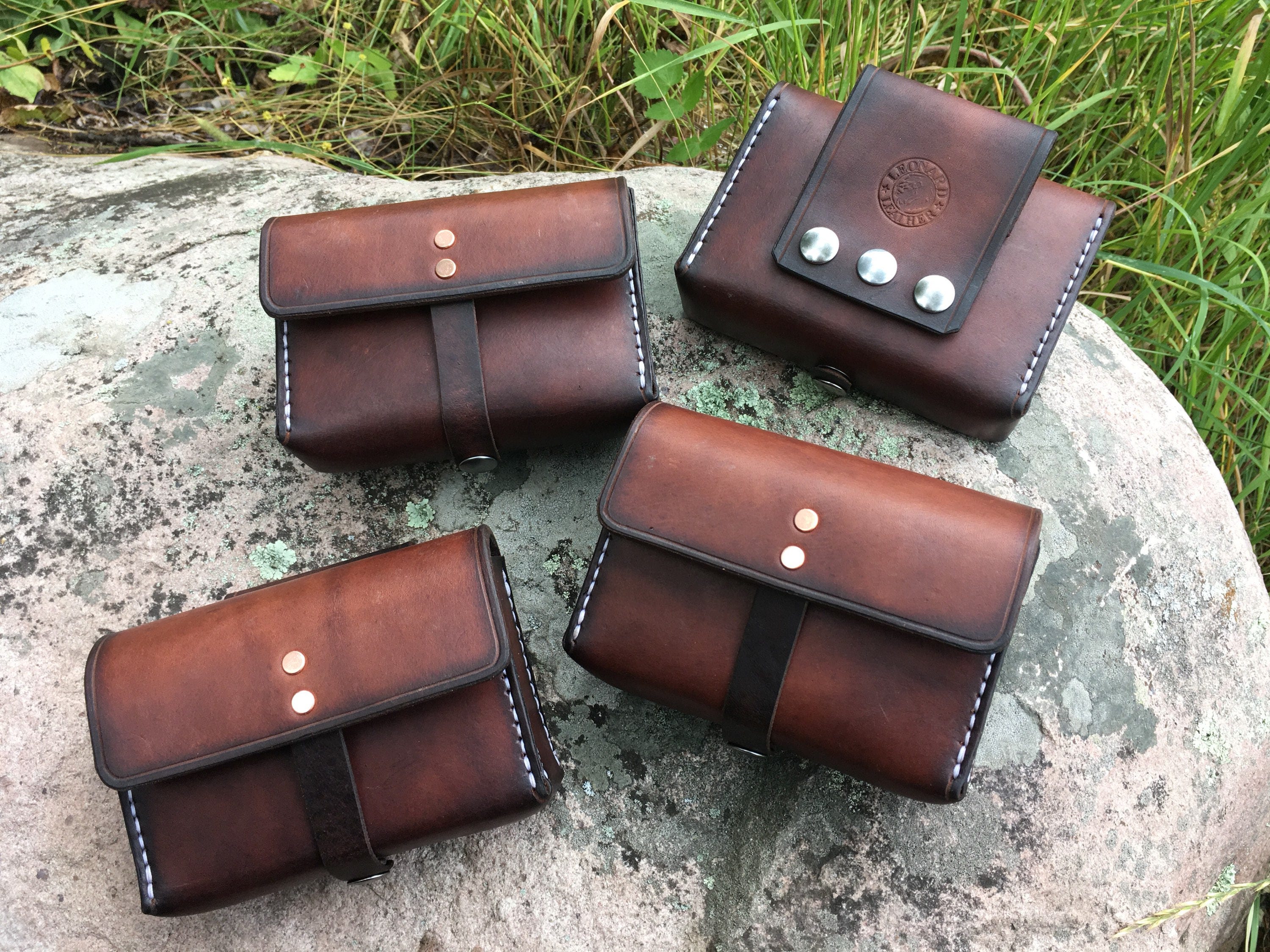 Leather Belt Mount Possibles Pouch 